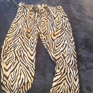 Current Elliot drop waist drawstring pants 100% lyocell.